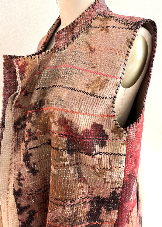 Fall Kantha =Vest+Scarf+Poncho