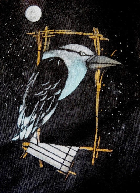 FABRIC PRINTING: New Raven Stencil