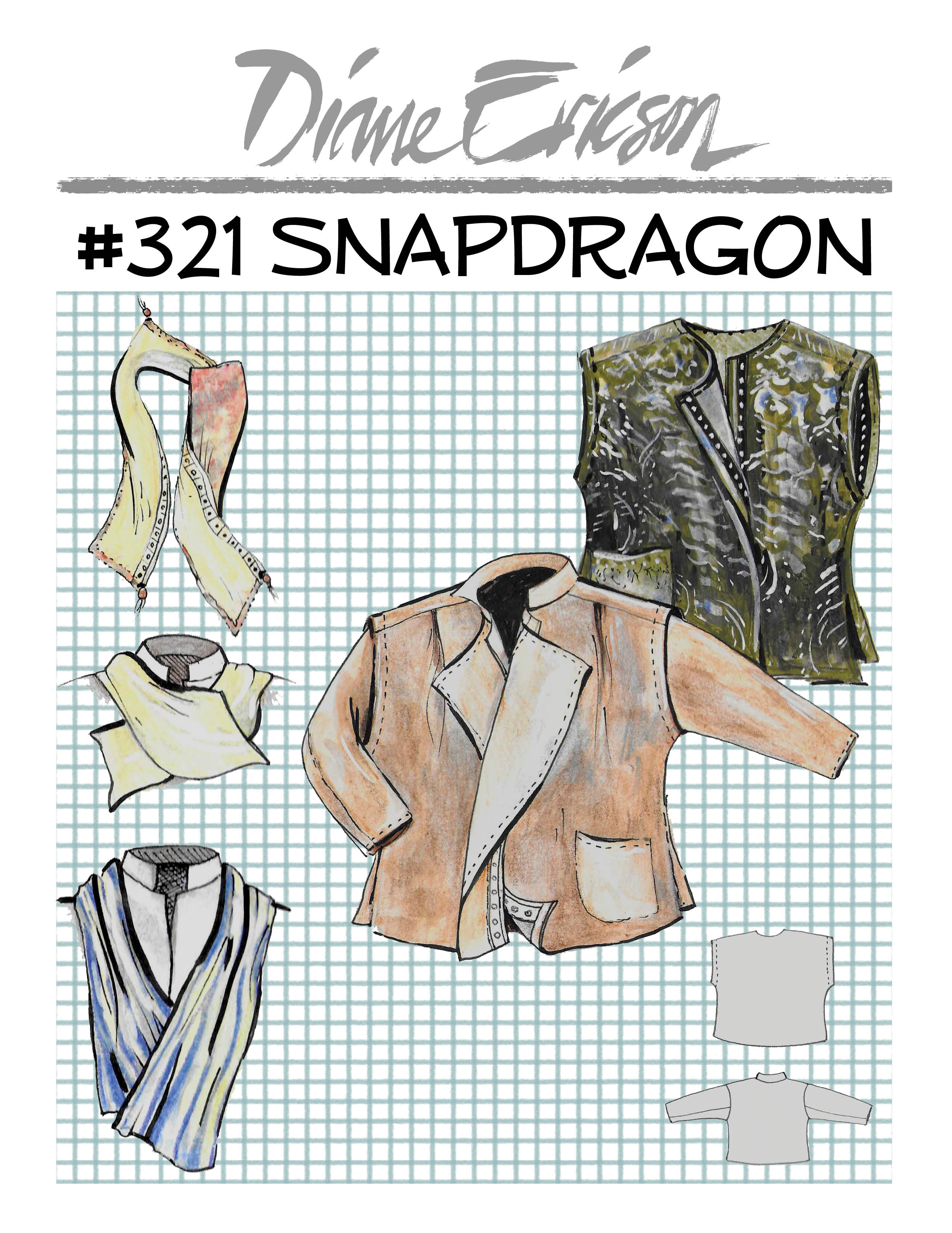 #321 SNAPDRAGON - PDF PATTERN