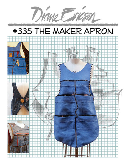 #335 - THE MAKER APRON - PDF PATTERN