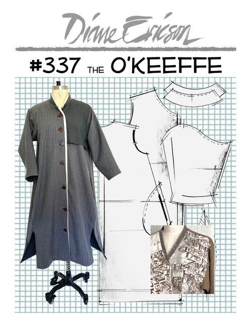 #337 THE O'KEEFFE COATDRESS - PDF PATTERN