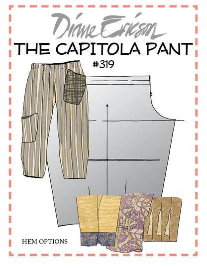 #319 - THE CAPITOLA PANT - PDF PATTERN